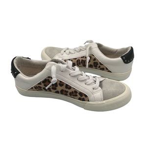 Vintage Havana Women's Dayna Crazy Leopard Slip On Sneakers Size 7.5